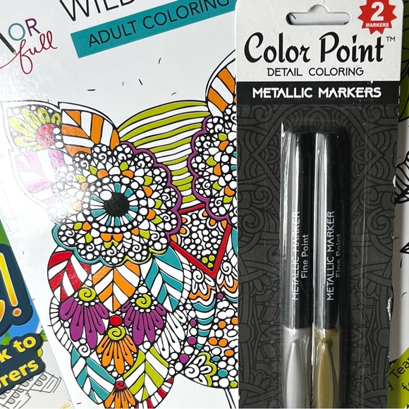 ADULT COLORING BOOK SET #4 - Picture 9 of 14